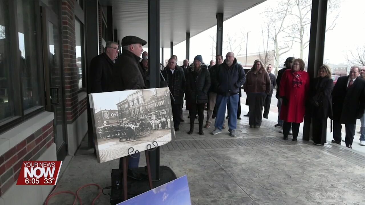Arch placed marks a momentous moment in John Heaphy's "Spring and Main District" project